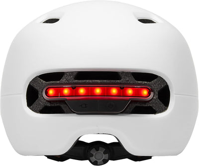 Livall Unisex – Erwachsene C20 Fahrradhelm 54-58cm Weiss, 54-58cm Weiss