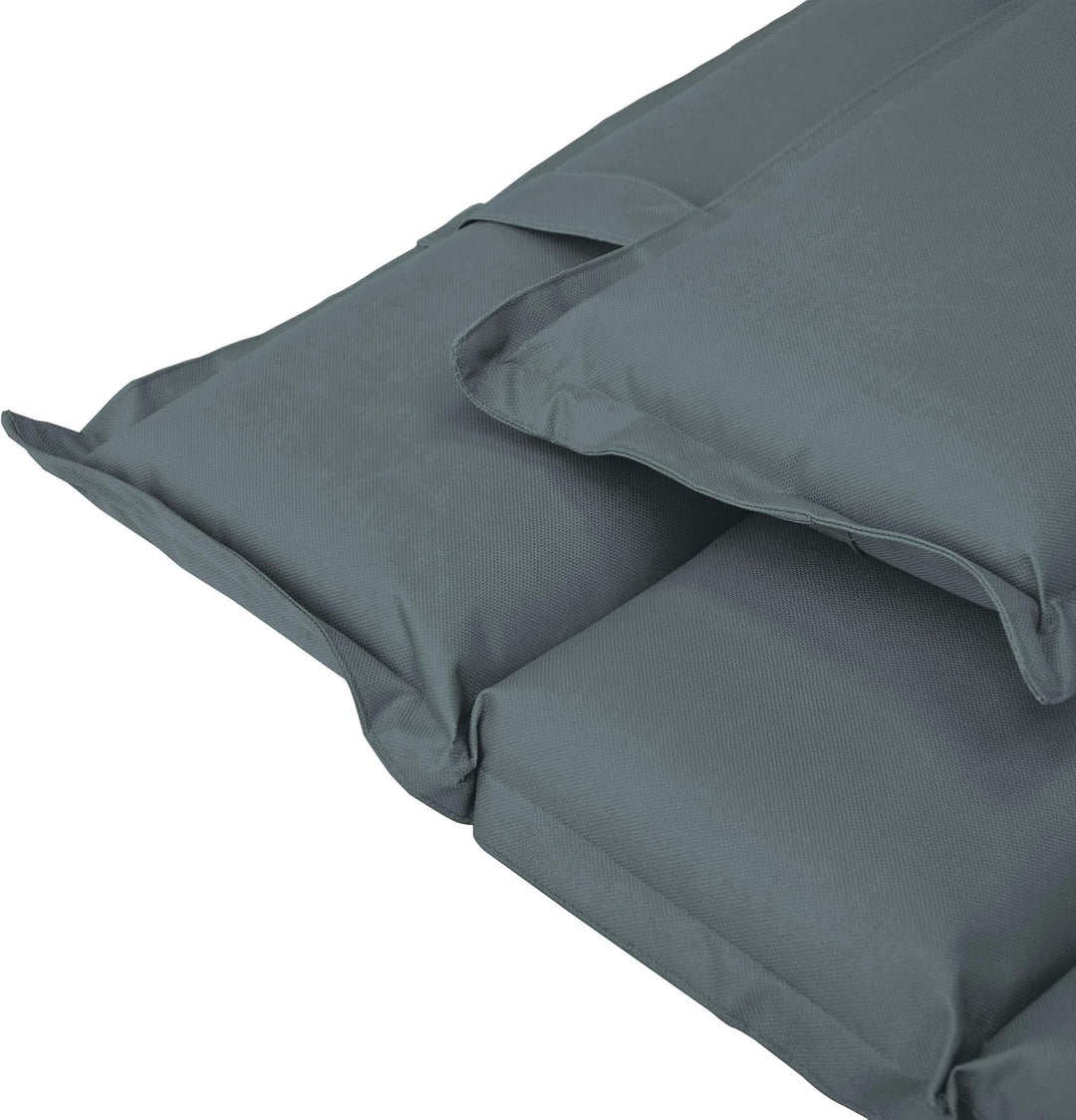 Nexos Divero Liegenauflage – 2er Set Auflage Polster für Sonnenliege Gartenliege Holzliege Saunalieg