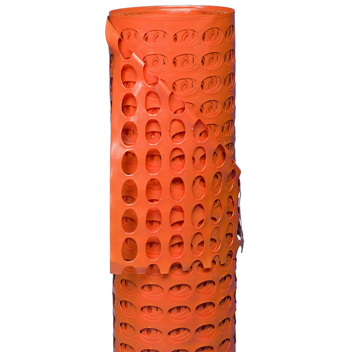 HaGa® Absperrzaun orange, 10m x 1,2m Höhe, Maschenweite 50mm x 35mm, ideal für Baustellen Sicherheit