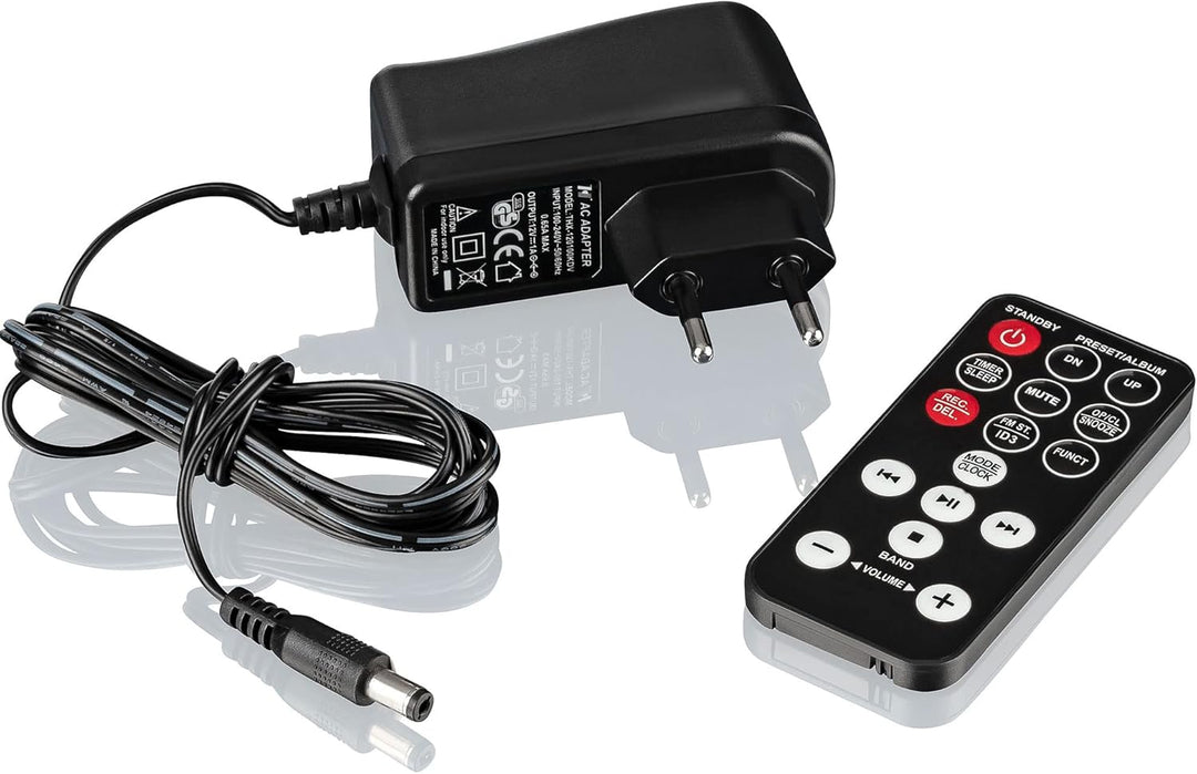 Roadstar HIF-8892 D+BT Stereoanlage (Retro-Musikanlage mit Plattenspieler, CD-Player, DAB+, Bluetoot