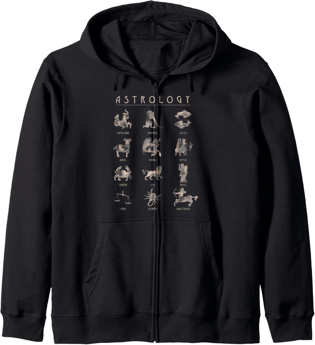 Trendy Astrology Chart Kapuzenjacke
