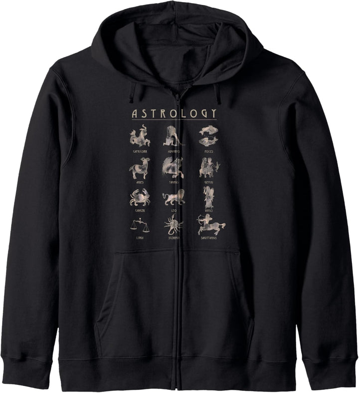 Trendy Astrology Chart Kapuzenjacke