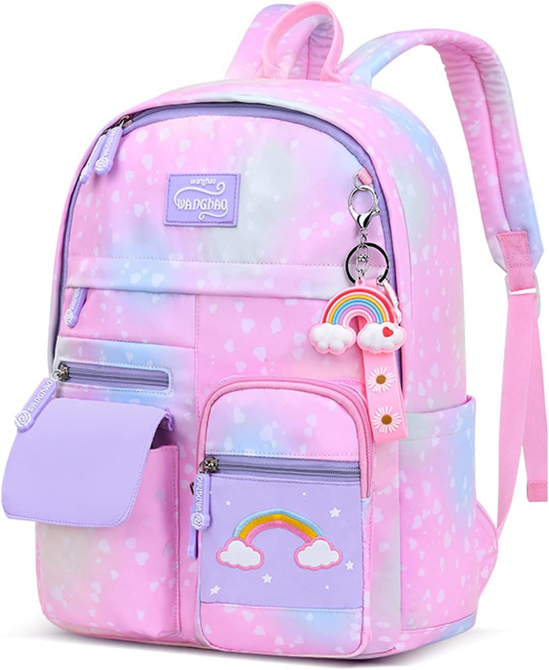 FANDARE Kinderrucksack Schulranzen Schultaschen Mädchen Schulrucksack Kinder Schultasche für 4-9 Kla