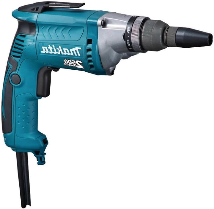 Makita Schnellbauschrauber (570 Watt, 2,5 m Kabel, Drehmoment 32 Nm, 6 Drehmomentstufen, 1/4 Zoll) F