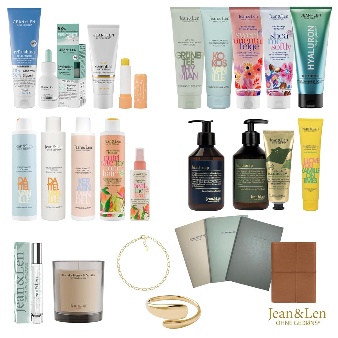 Jean & Len Adventskalender 2025, weihnachtliche 3D DIY-Szenerie, inklusive zwei Rosemary & Ginger De