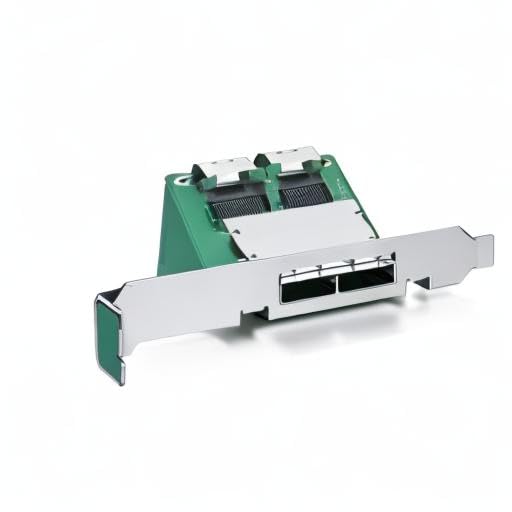 10Gtek SAS Adapter 2X Internal SFF-8087 to 2X External SFF-8088 Slot 8087 Slot to 8088 Slot, 8087 Sl