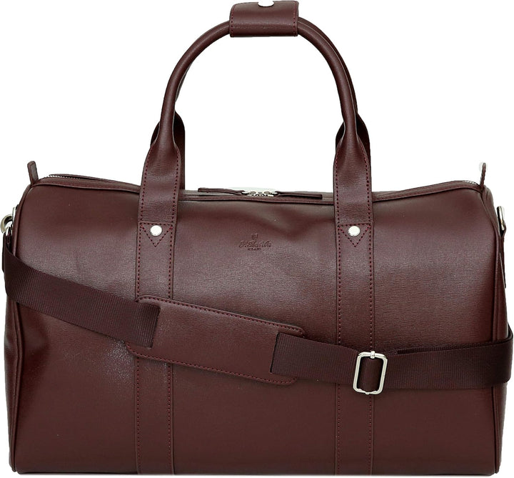 S. Babila Kollektion aus Saffianleder - Weinrot - Reisetasche (46 cm) Reisetasche (46 cm) Weinrot, R