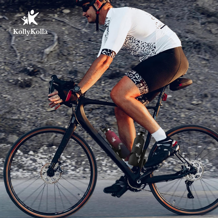 KollyKolla Thermosflasche Kinder 500ml, Wasserflasche Auslaufsicher, BPA-Frei, Edelstahl Trinkflasch