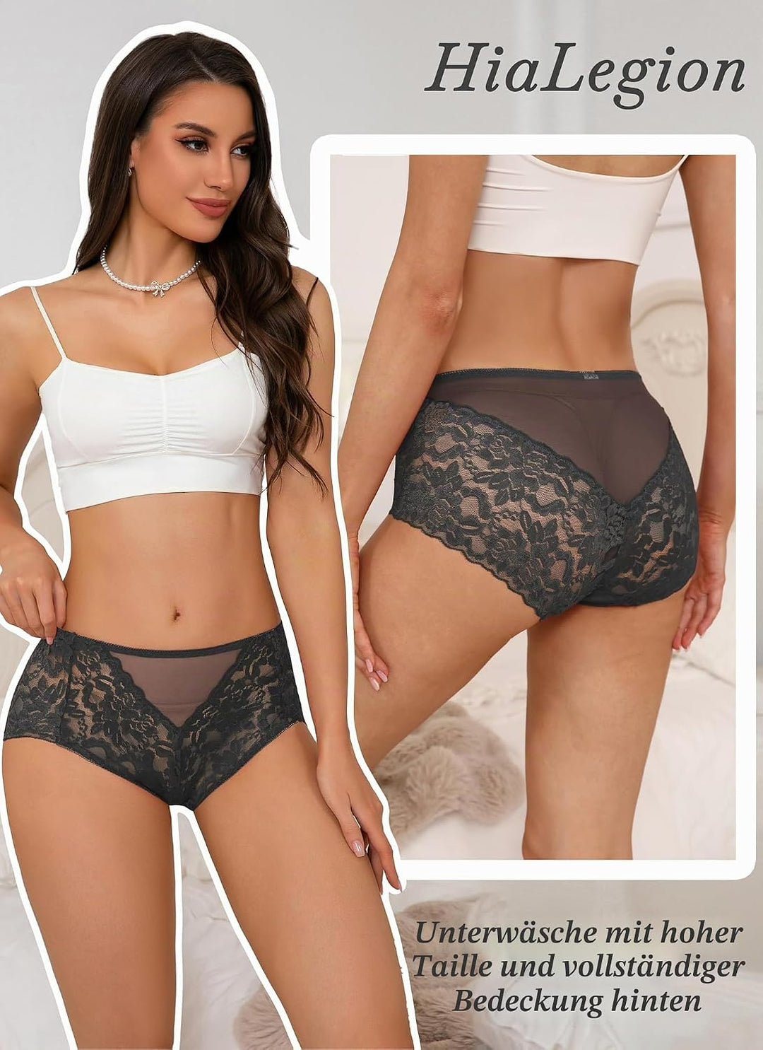 Unterhosen Damen Spitze Damen Slips Mehrpack Schlüpfer Damen Slips Unterhosen Damen Taillenslips Gro