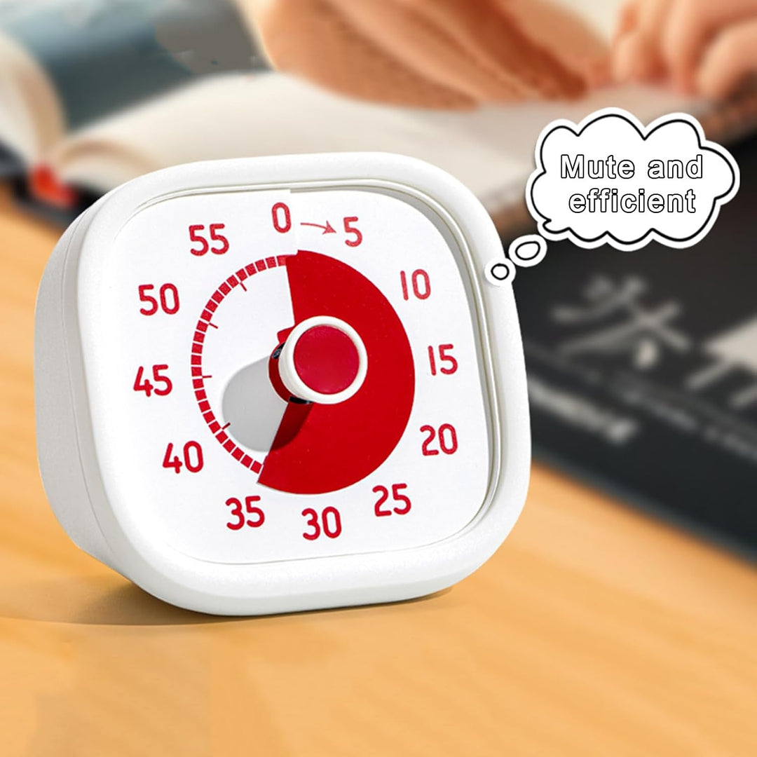 Visuelle Uhr für Kinder - Visueller Timer 60 Min. | Zeitmanagement Lernhilfe Geräuschlos Für Lehrer