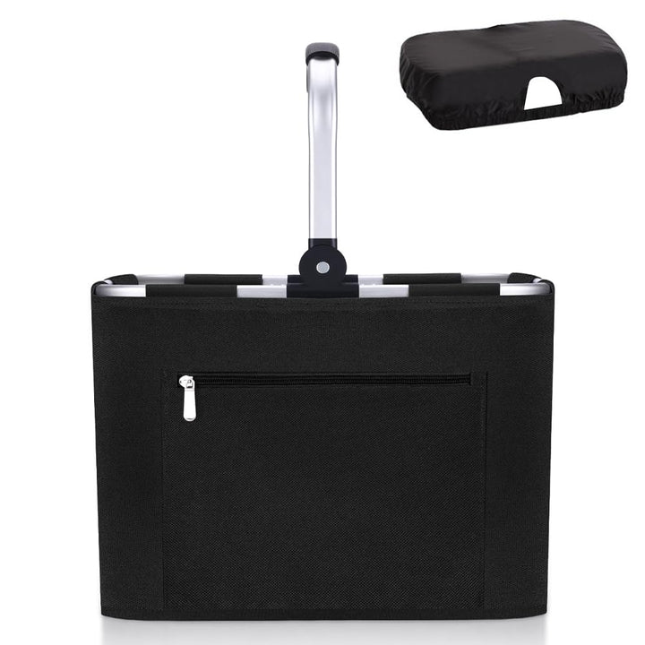 Diurwur® 30L Tragekorb Gross Faltbar Einkaufskorb mit Deckel Picknickkorb mit Stützstrebe Korb Einka