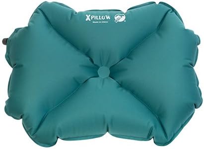 Klymit Pillow X Aufblasbares Camping- und Reisekissen Blaugrün, Blaugrün