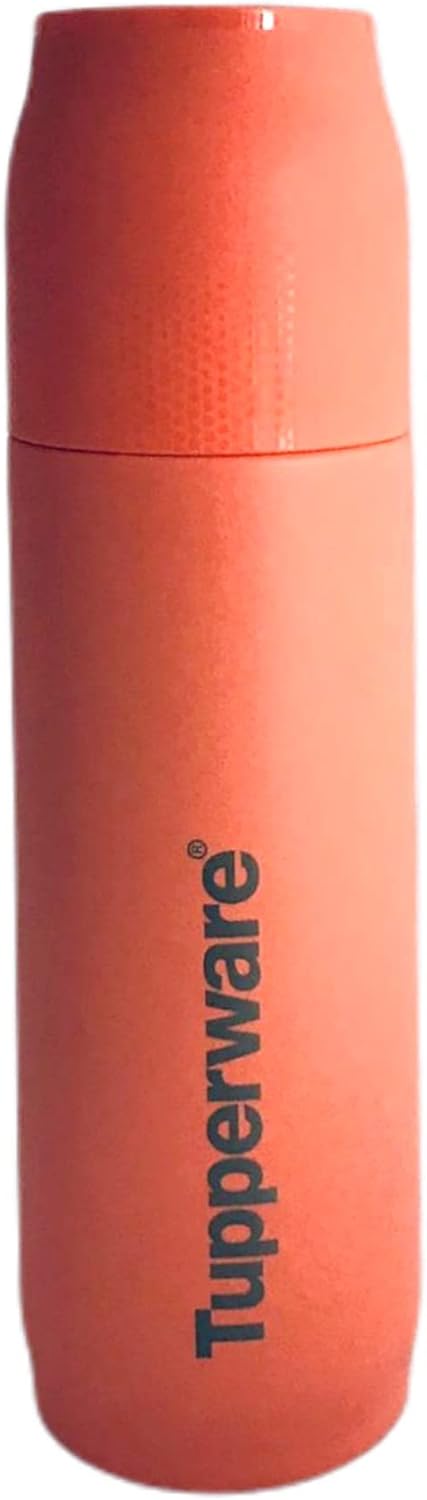 Tupperware Thermoskanne Thermoflasche Thermos 520 ml Eco Flasche lachs