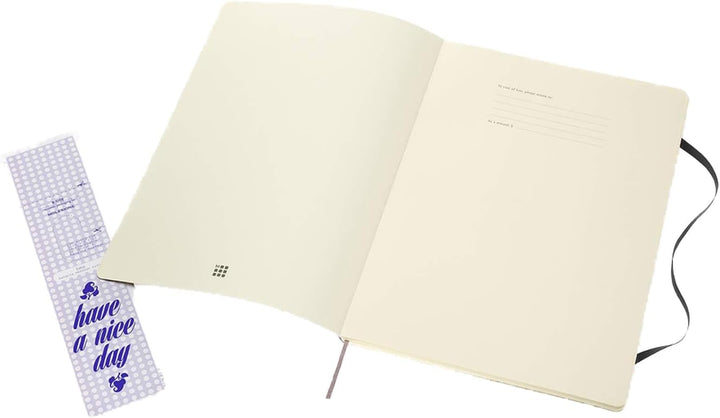 Moleskine - Klassisches Blanko Notizbuch - Notizheft mit Softcover und elastischem Verschluss - Mass