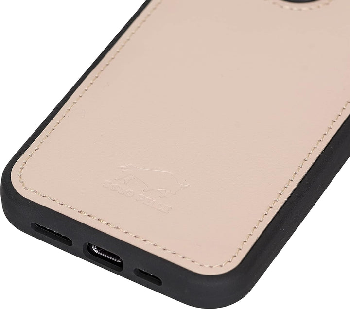 Solo Pelle Lederhülle für das iPhone 13 Pro in 6.1 Zoll Stanford Case Leder Hülle Ledertasche Backco