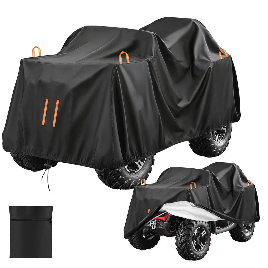 Quad Abdeckplane ATV Abdeckung, Abdeckhaube Wasserdicht, Outdoor Fahrzeug Abdeckplane, 210D Oxford A