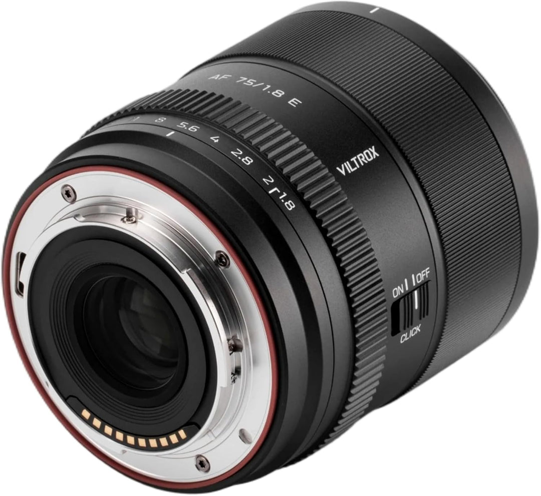 VILTROX 75mm F1.8 EVO Objektiv, AF 75mm f1.8 für Sony E Mount, Autofokus APS-C Objektiv für Sony A7C
