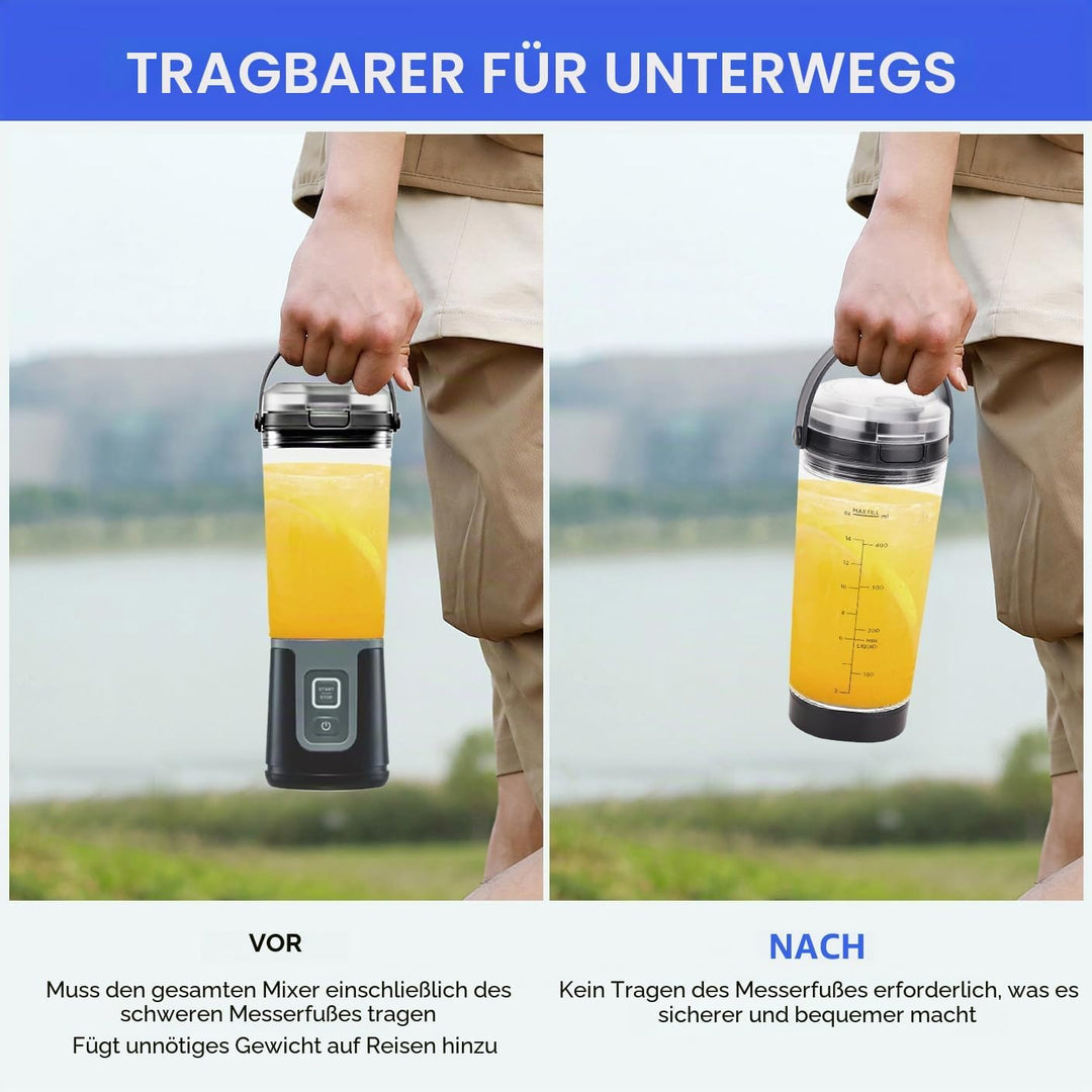 Ersatz-Mixerbecher mit Deckel für Ninja Blast Portable Blender BC100 & BC151 Serie: 510.3 g Blender