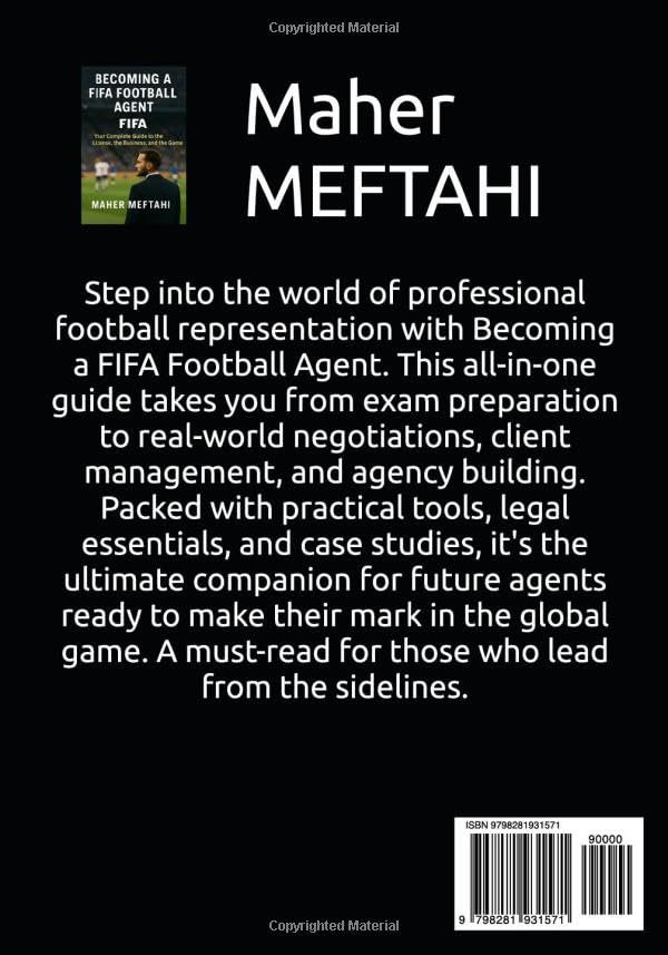 Becoming a FIFA Football Agent: Your complete guide to the license, the business, and the game, Tasc