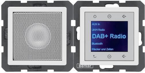 BERKER Radio Touch mit LS DAB+ Q.x polarweiss 29806089