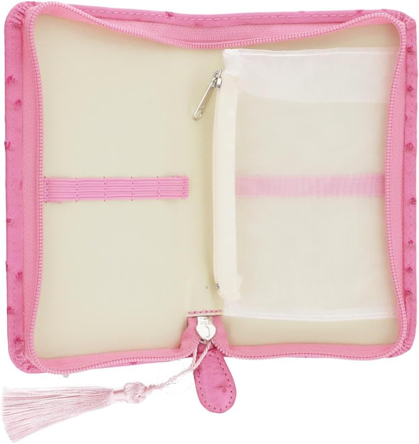 Tulip TER-13E Crochet Hook Case with Tassels, Pink, One Size