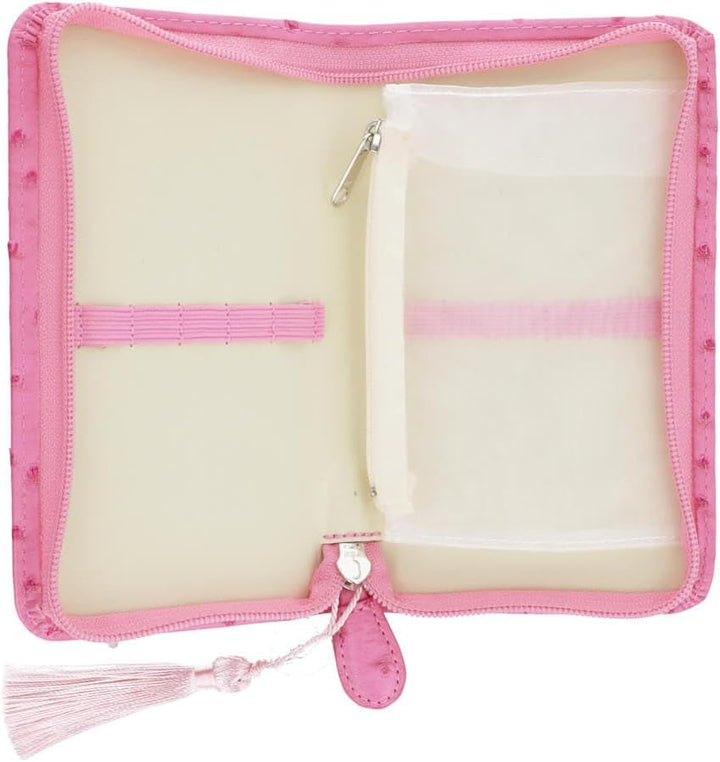 Tulip TER-13E Crochet Hook Case with Tassels, Pink, One Size