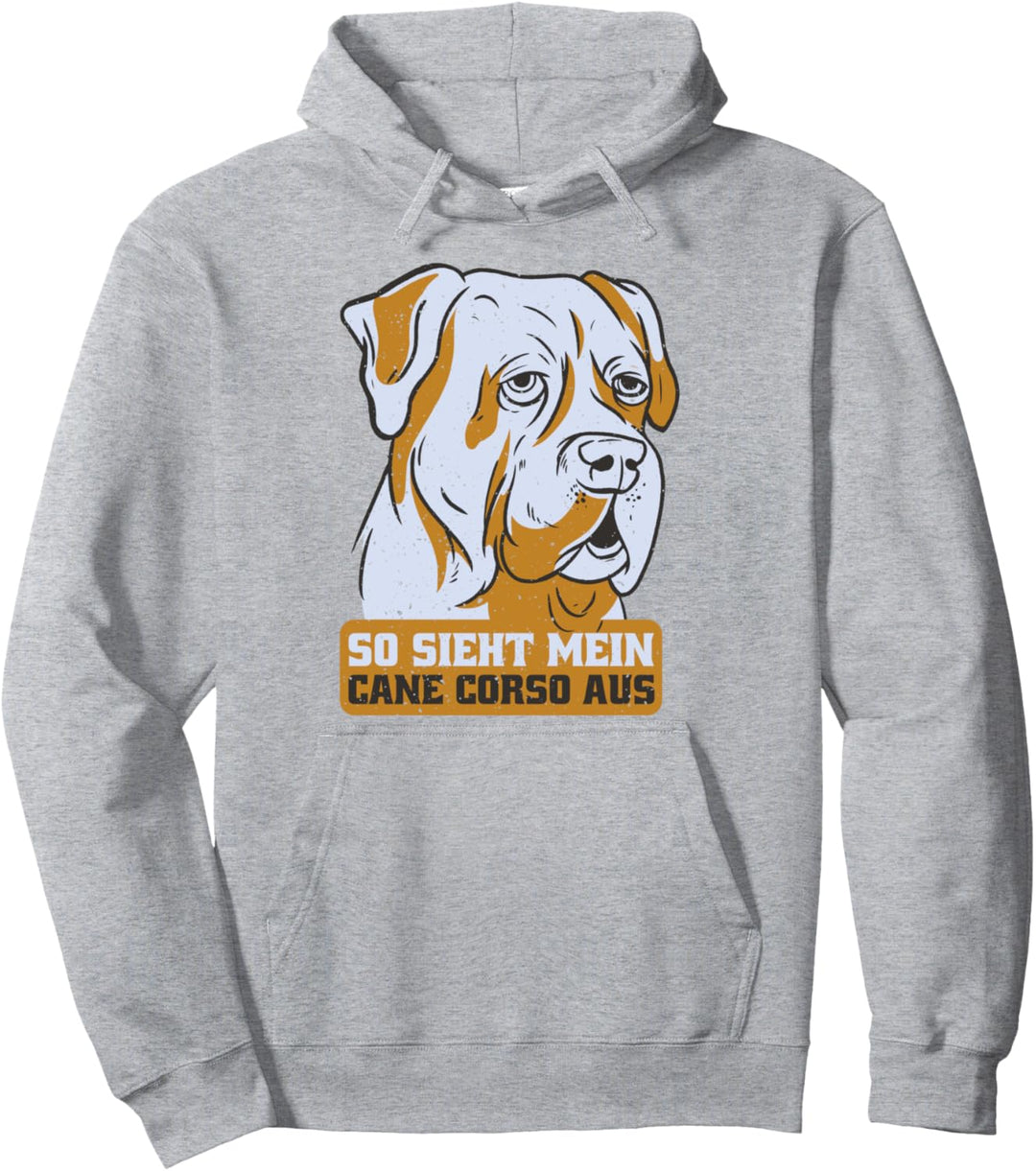 Cane Corso Hund Tier Hunde Haustier Tiere Abstrakt Pullover Hoodie