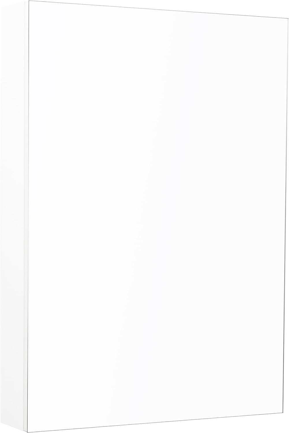 Deftrans Domodomo Weisser wandmontierter Badezimmerschrank mit Spiegel Reflection wandmontierter sch