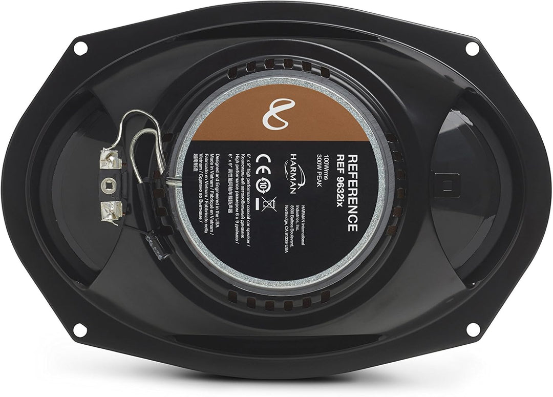 Infinity Reference 9632ix 3-Wege Koaxiallautsprecher 6x9 Zoll 100 W RMS, 300 W Peak, 3 Ω True 4 Ohm,