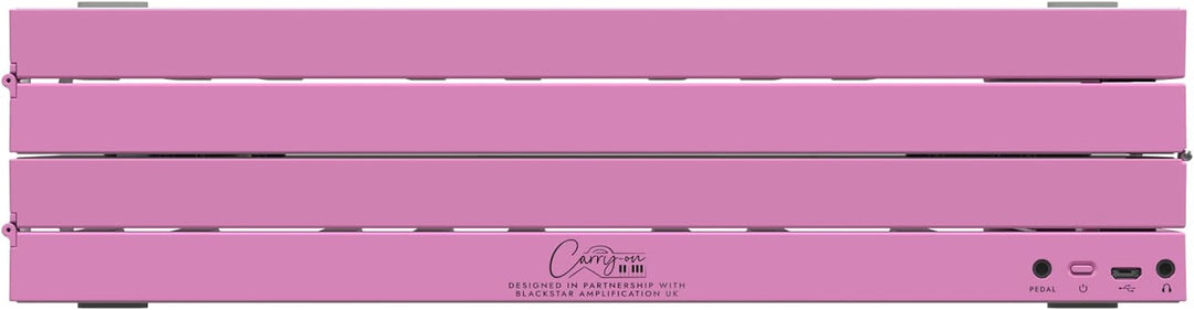 Carry-On Tragbares Pink Klappbares Digitalpiano Mit 88 Tasten von Blackstar, USB-MIDI-Controller mit