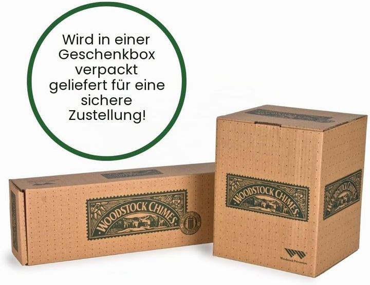 Woodstock Windspiel Healing Gong, Schwarz, 76,2/25,4 cm