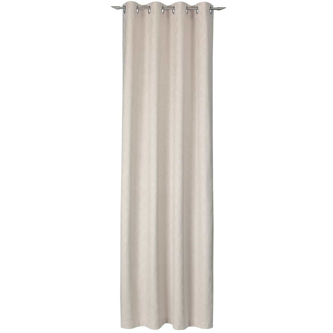 Joop! Ösenvorhang | Emboss | beige 30-140 x 250