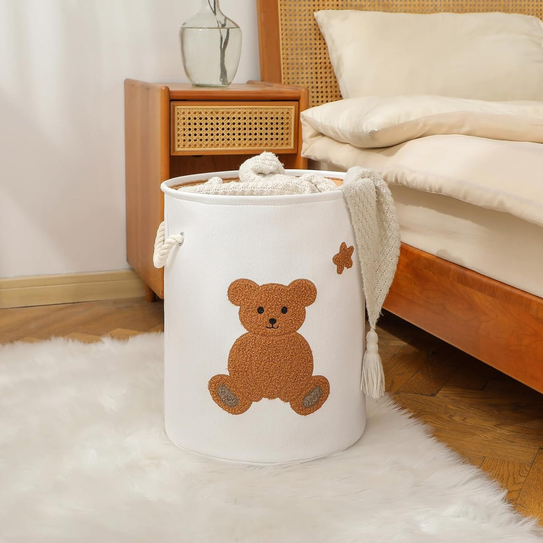 Kinder-Wäschekorb, Baby-Wäschesammler, Baby-Wäschekorb, Aufbewahrungskörbe für Kuscheltiere und Spie