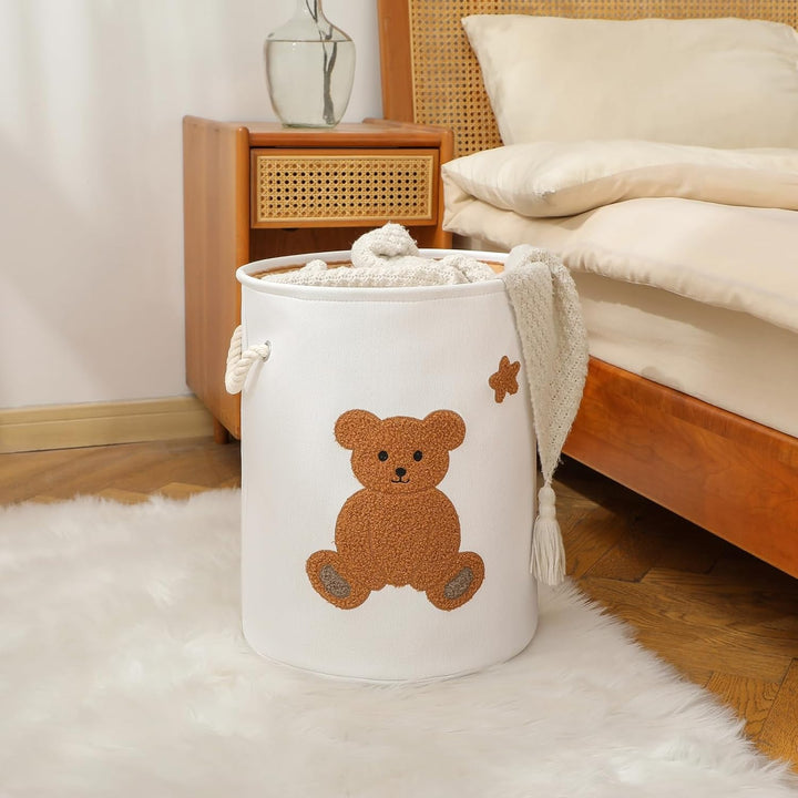 Kinder-Wäschekorb, Baby-Wäschesammler, Baby-Wäschekorb, Aufbewahrungskörbe für Kuscheltiere und Spie