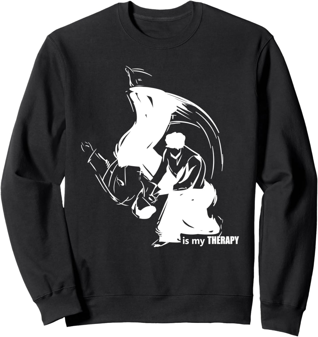 Aikido als Therapie Kampfsport Spruch Sweatshirt