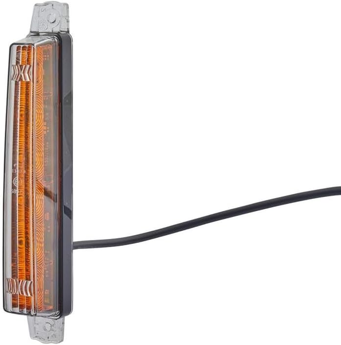 HELLA - Blinkleuchte - LED - 24V - Anbau/geschraubt - Lichtscheibenfarbe: glasklar - Kabel: 400mm -