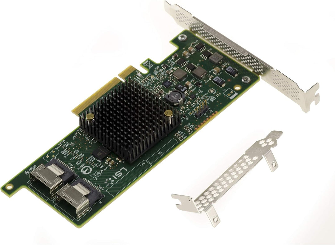 KALEA-INFORMATIQUE PCIe 3.0 SAS 6GB Controller-Karte mit 8 internen Ports Modell LSI 9217-8i mit Rai
