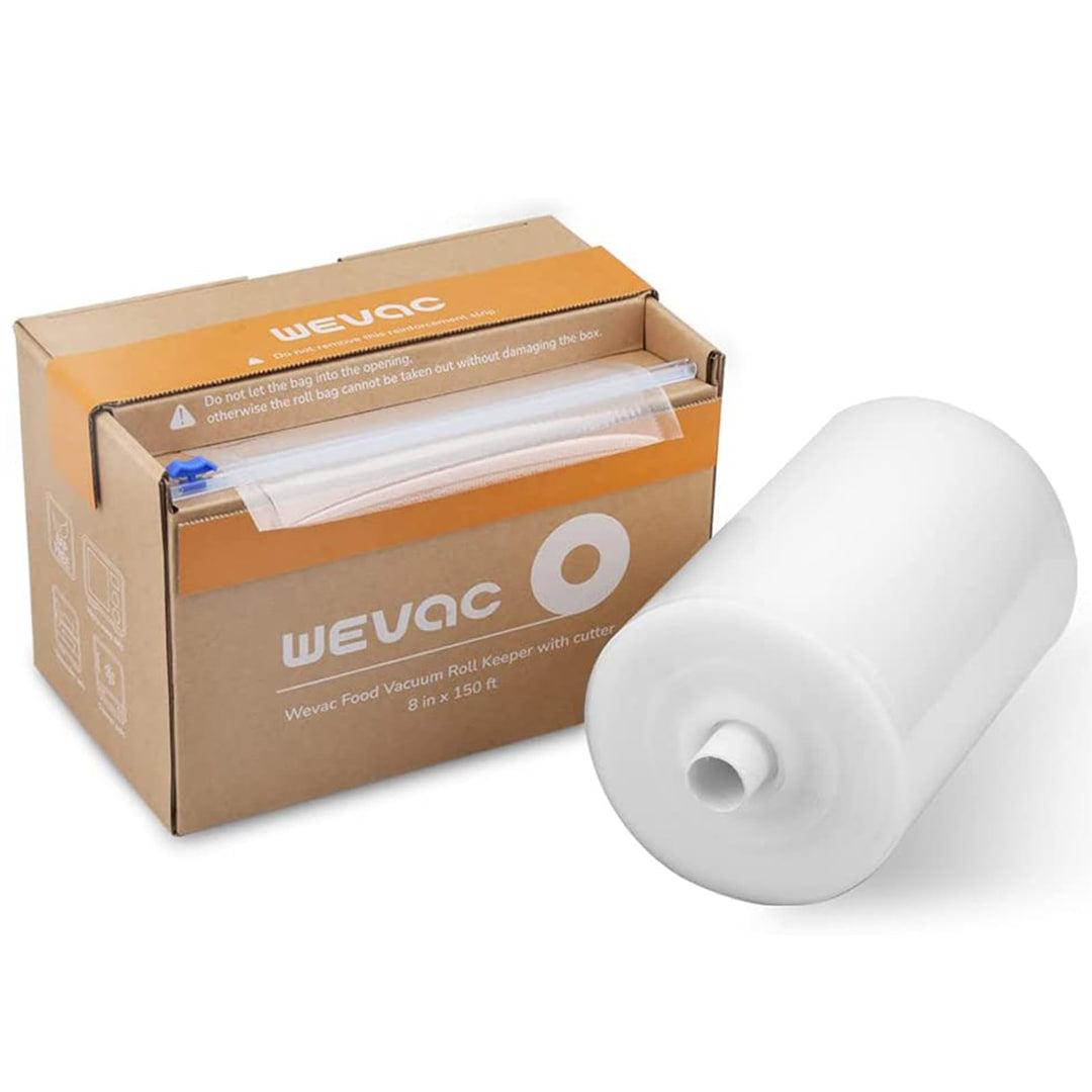 Wevac Profi- Vakumierfolienrolle 20x4500cm Vakuumierbeutel Rolle für Lebensmittel, BPA-frei, Vacuumi
