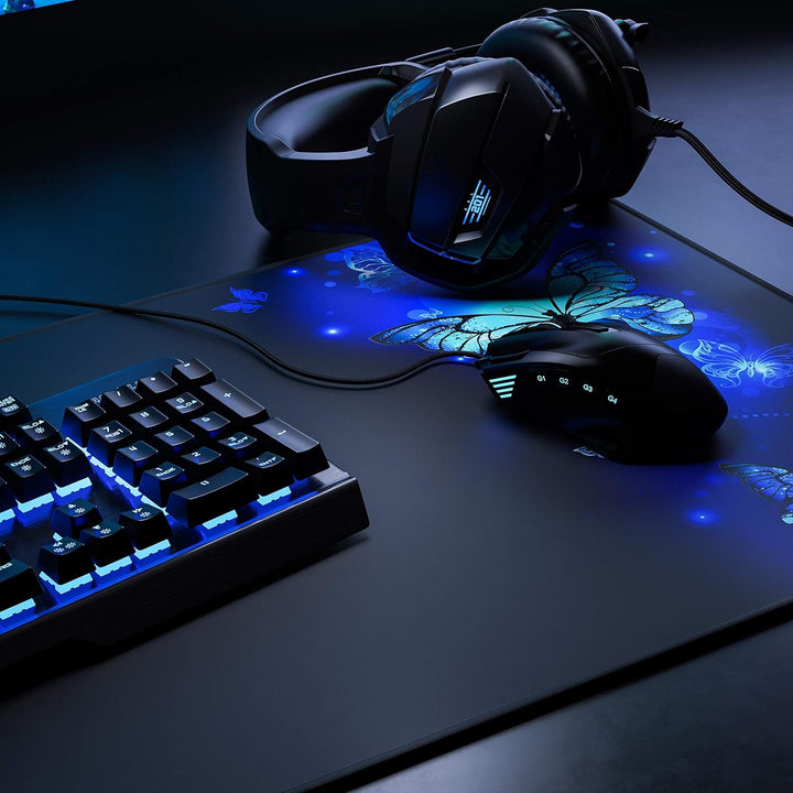 CSL - XXL Speed Gaming Mauspad Titanwolf 900 x 400mm - XXL Mousepad - Tischunterlage Large Size - ve