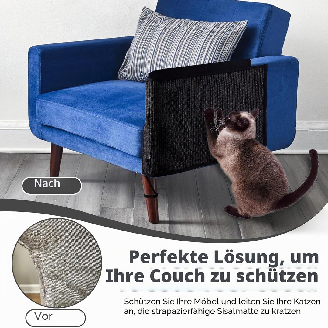 NATUYA Kratzschutz Sofa Katze Möbelschoner von Katzen - Katzenmöbel Schutz,Kann entfernt Werden, ohn