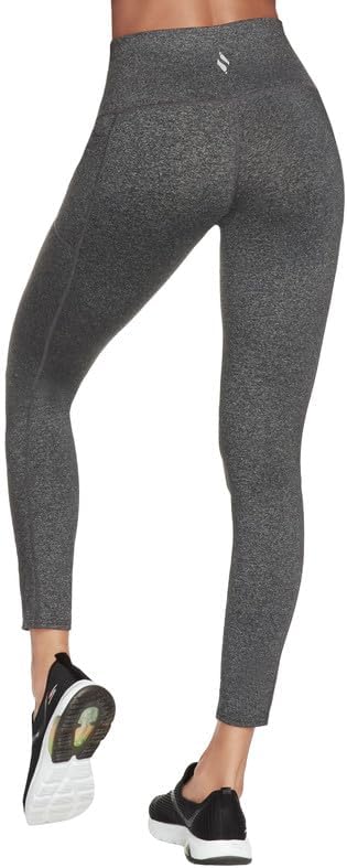 Skechers Damen Go Walk Floral FL Hw Leggings XXL Grau, XXL Grau