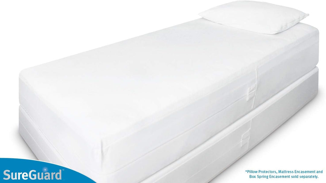 SureGuard-Matratzenüberzug für Doppelbetten (33–40,6 cm tief), 100% wasserdicht, Bettwanzensicher, h