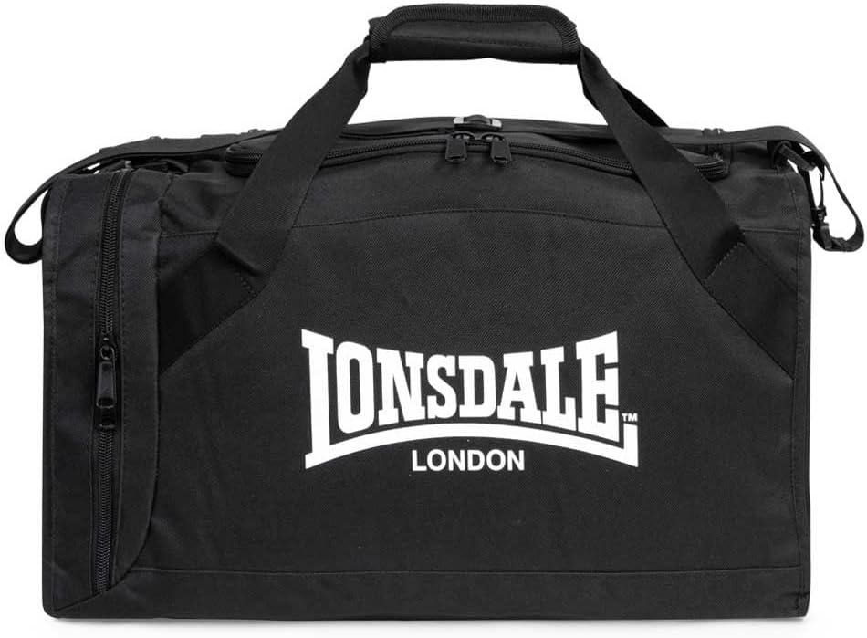 Lonsdale Sporttasche Syston Black/White 30 L, Black/White 30 L