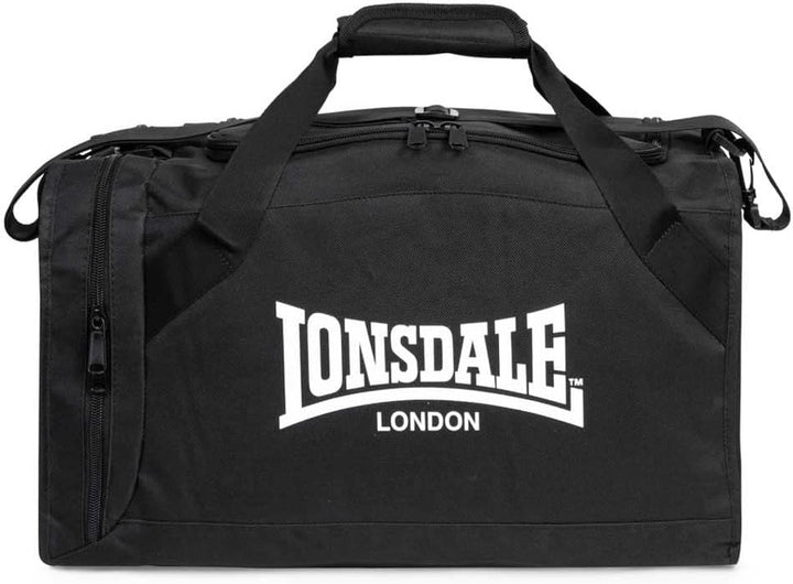Lonsdale Sporttasche Syston Black/White 30 L, Black/White 30 L
