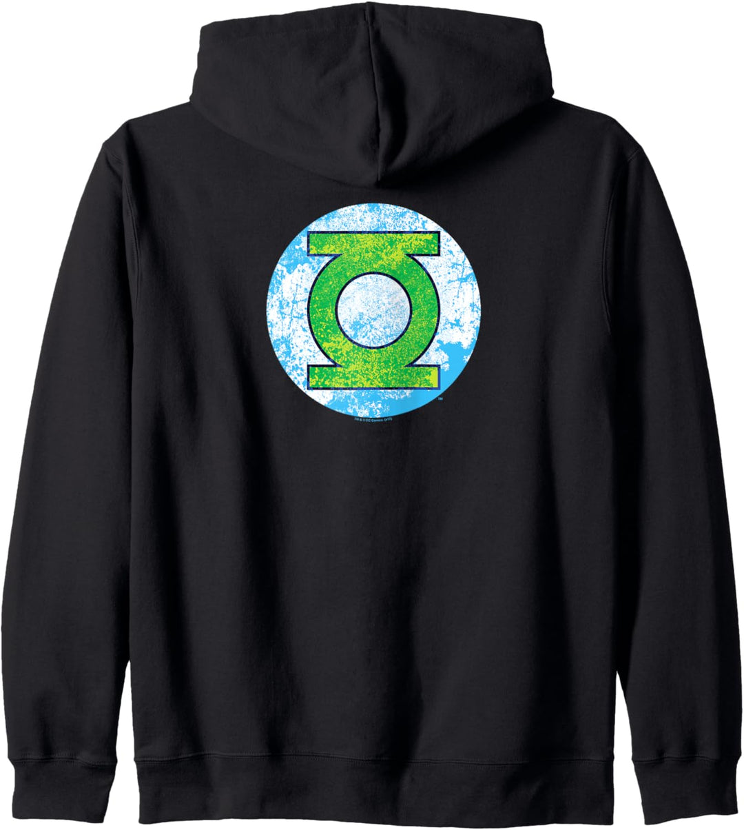 Green Lantern Neon Distress Logo Kapuzenjacke