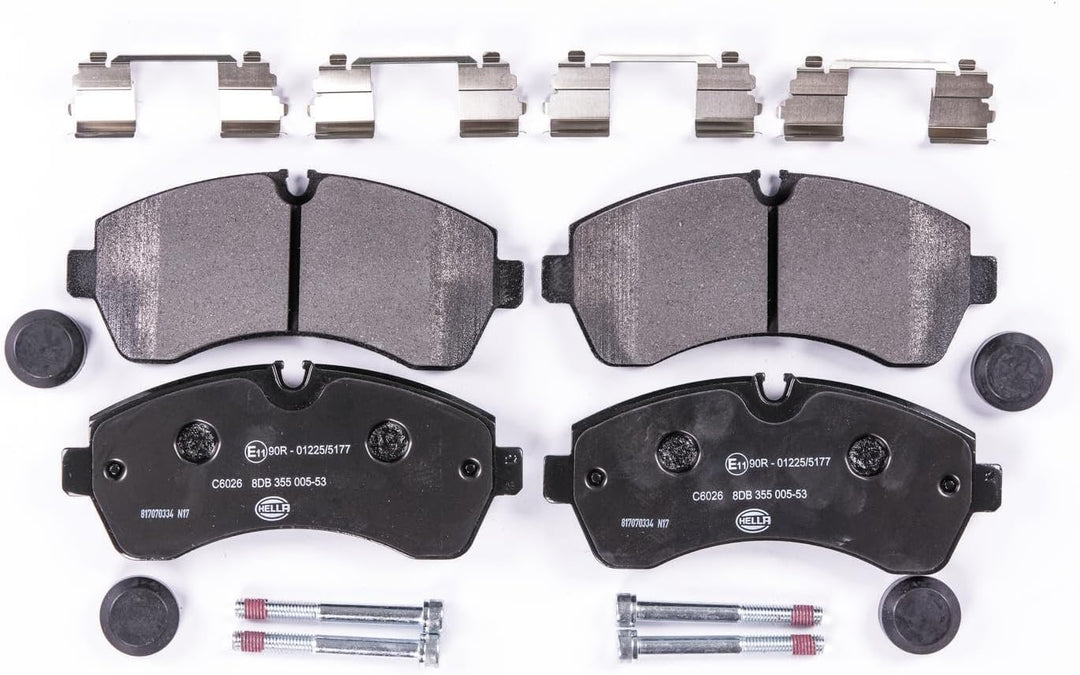 HELLA PAGID 8DB 355 005-531 Bremsbelagsatz - C6026 - Dicke/Stärke: 20.7mm - Bremssystem: Brembo - fü
