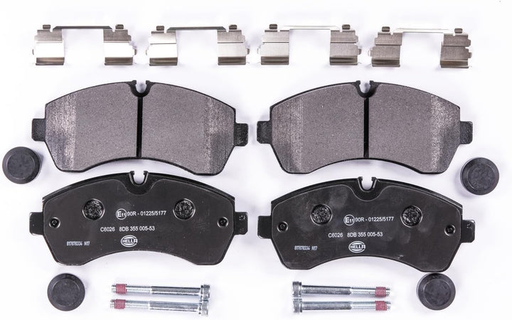 HELLA PAGID 8DB 355 005-531 Bremsbelagsatz - C6026 - Dicke/Stärke: 20.7mm - Bremssystem: Brembo - fü