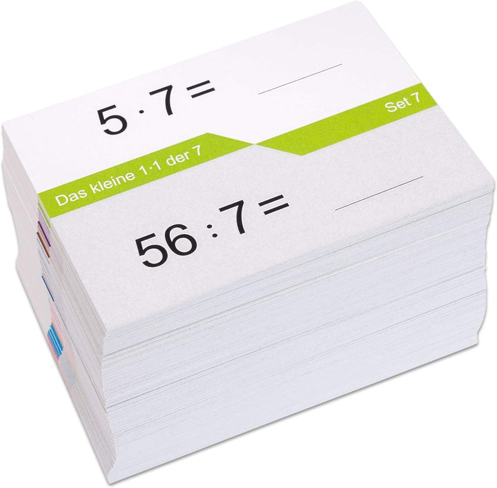 Betzold Selbstlernkarten Mathe in der Grundschule - 5er-Set Rechnen lernen Weiss, Weiss