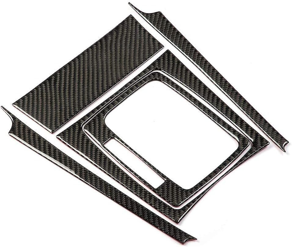 Schalttafelabdeckung, Carbon Auto Schaltpanel Verkleidung für W204 C Klasse 07-13 (Left Hand Drive)