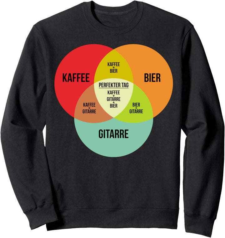 Gitarre Sprüche Gitarrist Geschenk Sweatshirt